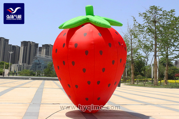 充气水果草莓卡通气模
